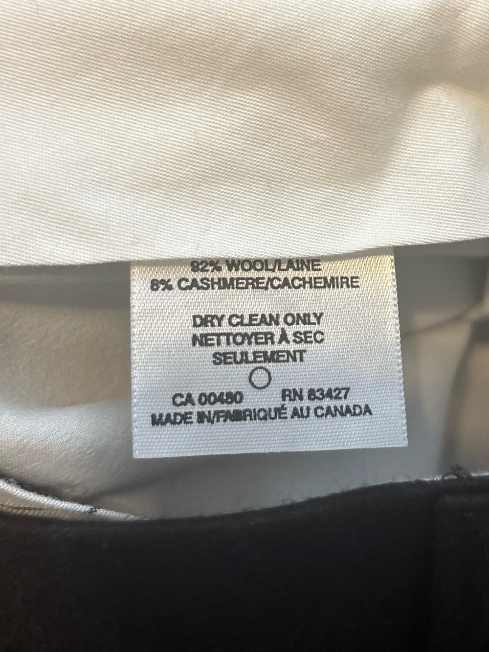 Ballin Classic Wool Cashmere Comforty EZE Business Casual Office Pant Waist 36 - Picture 2 of 7